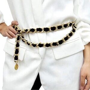 Vintage Gold Chain Belt New